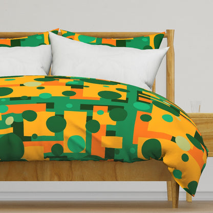 Atomic Dots Duvet Cover