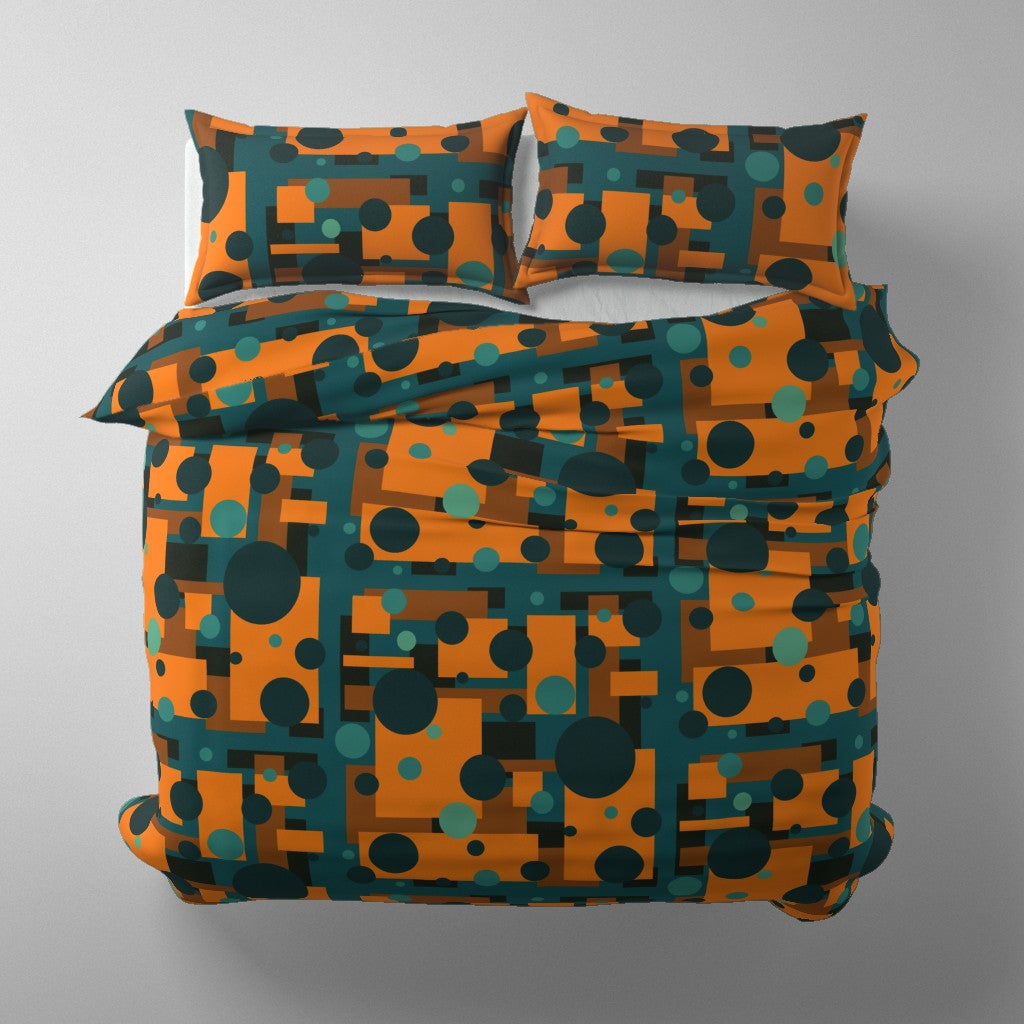 Atomic Dots Duvet Cover