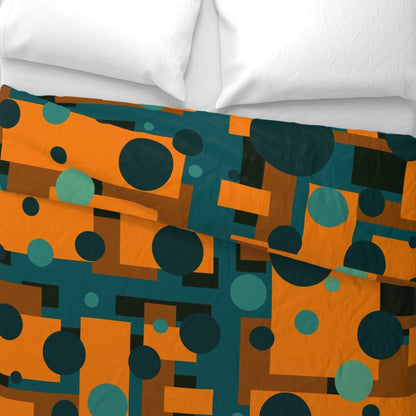 Atomic Dots Duvet Cover