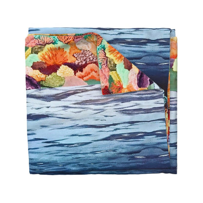 Coral Reef Painted Duvet Cover